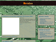 Tablet Screenshot of misterlolo.fr